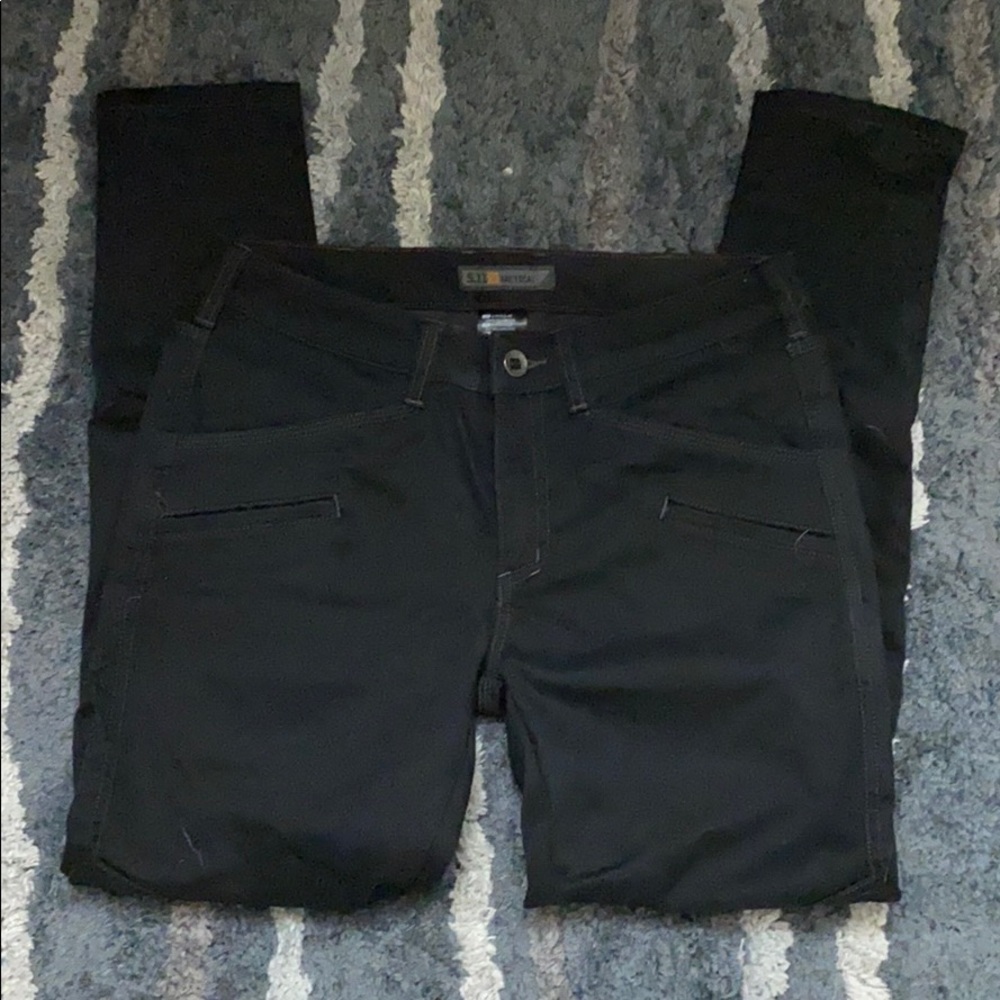 5.11 tactical blank skinny pants zip up skinny leg